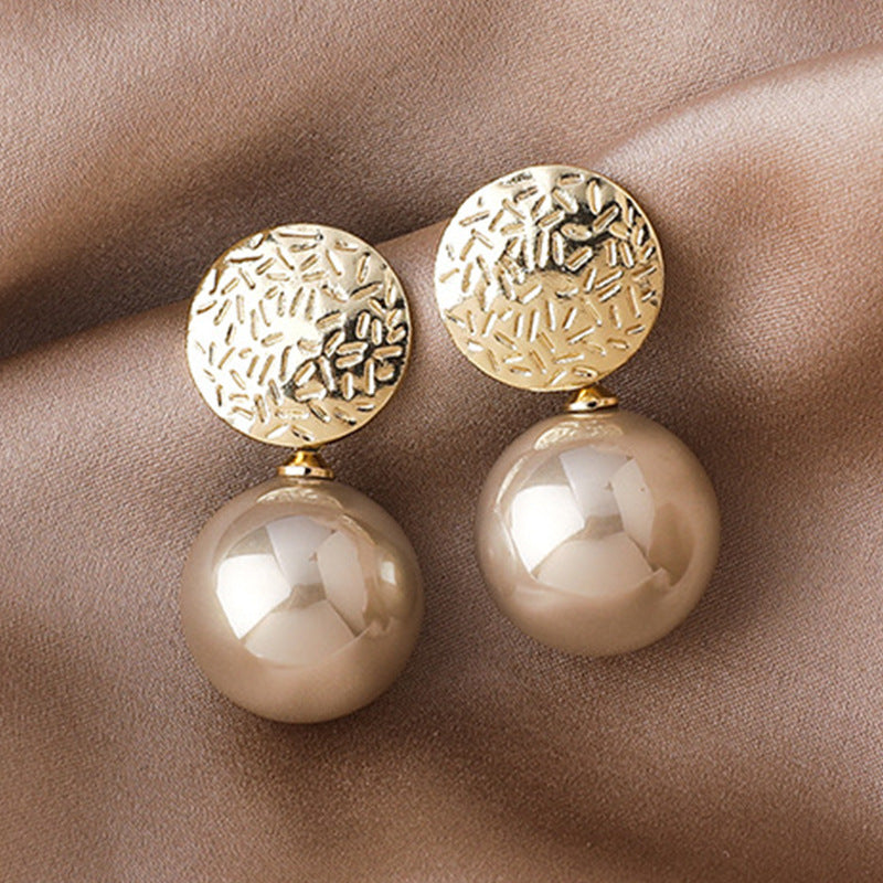 Zircon Pearl Jewelry Set – Elegant Earrings & Rings