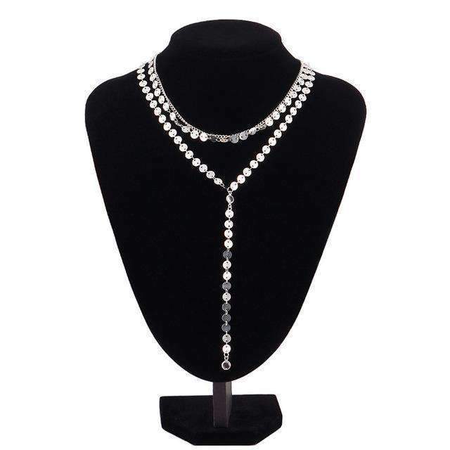 Top 1 Lariat Necklace – Elegant Three-Layer Design
