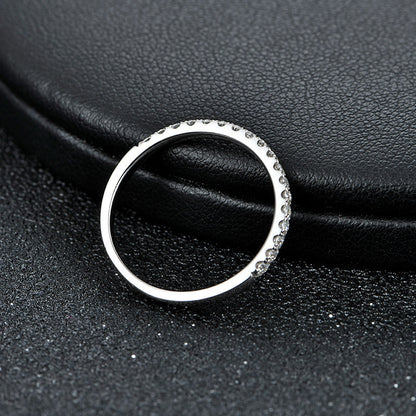 Sterling Silver Moissanite Ring – Elegant Everyday Shine