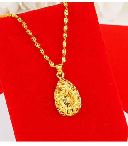 Top 1 24K Gold Women’s Necklace – Radiant Gold Plating