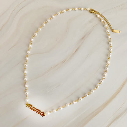 Top 1 Mama Pearl Necklace – Elegant Gift for Mothers