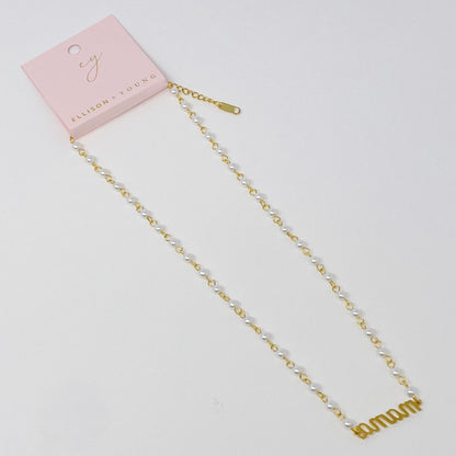 Top 1 Mama Pearl Necklace – Elegant Gift for Mothers