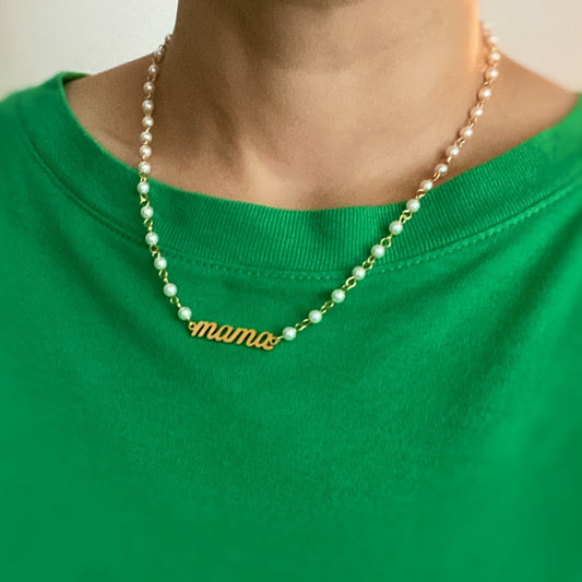 Top 1 Mama Pearl Necklace – Elegant Gift for Mothers
