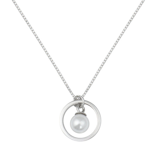 S925 Pearl Necklace – Elegant Korean Clavicle Chain