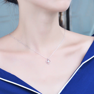 S925 Pearl Necklace – Elegant Korean Clavicle Chain