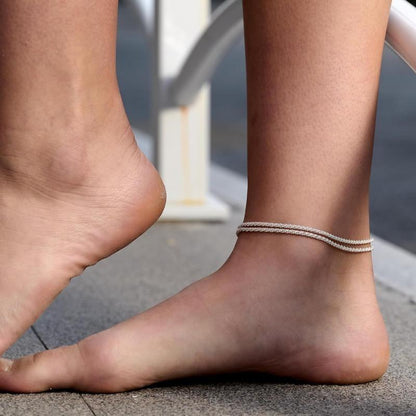 Top 1 Layered Ankle Bracelet – Gold & Silver Options