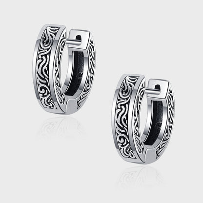 Vintage Silver Earrings – 1 Chic S925 Statement for Everyday Style