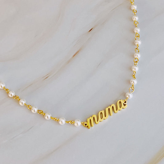 Top 1 Mama Pearl Necklace – Elegant Gift for Mothers