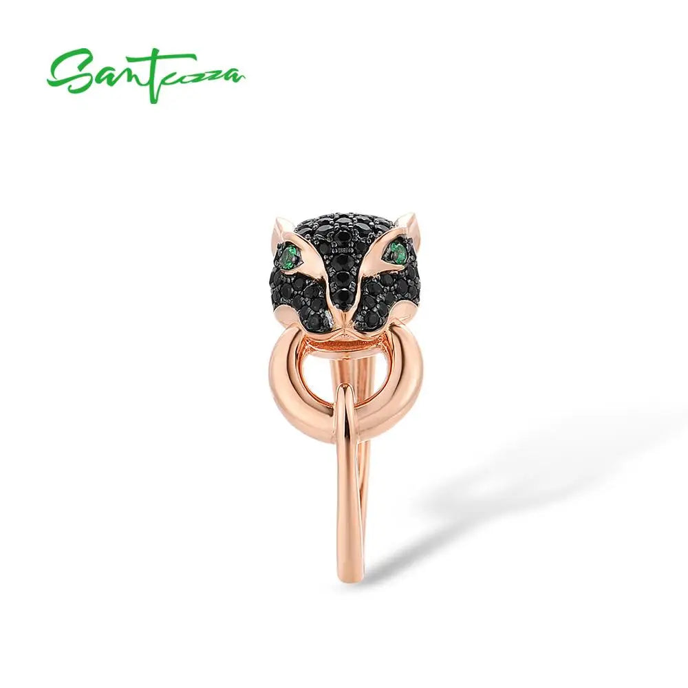 Bold Spinel Leopard Pendant