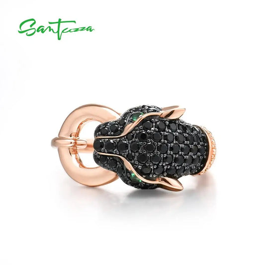 Bold Spinel Leopard Pendant