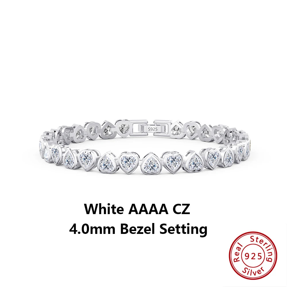 Sterling Silver Tennis Bracelet