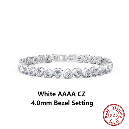 Sterling Silver Tennis Bracelet