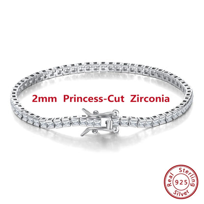 Sterling Silver Tennis Bracelet