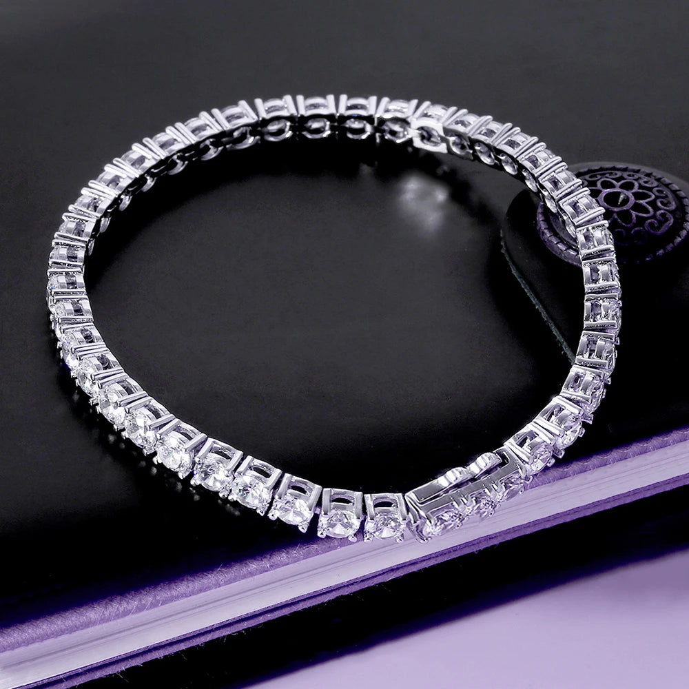 Sterling Silver Tennis Bracelet