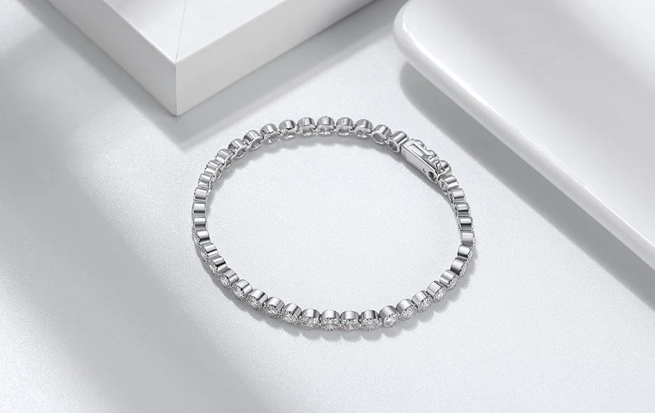 Sterling Silver Tennis Bracelet