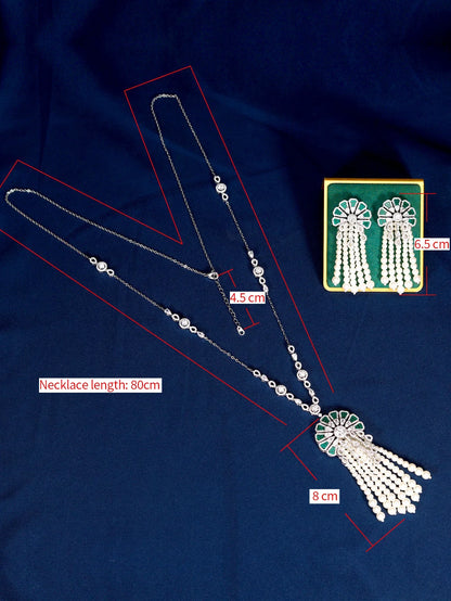 Luxury zircon jewelry full set