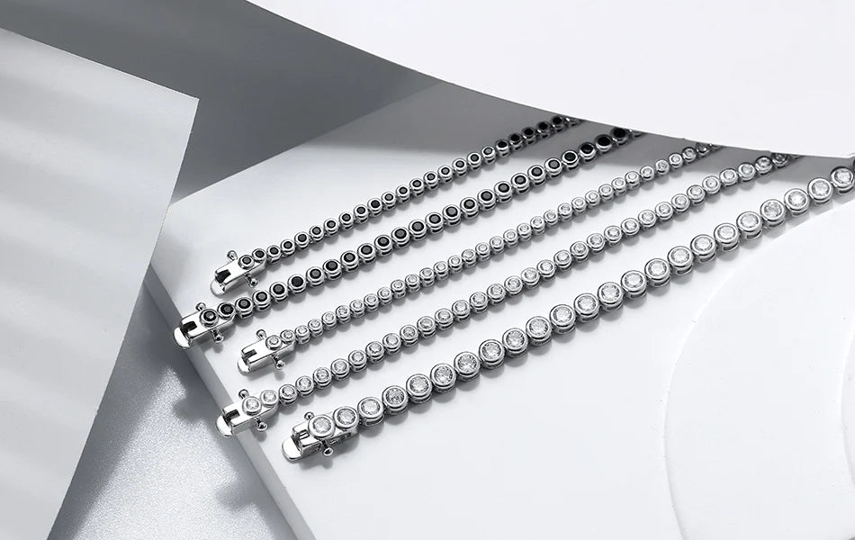 Sterling Silver Tennis Bracelet