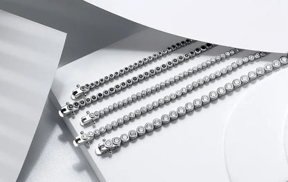 Sterling Silver Tennis Bracelet