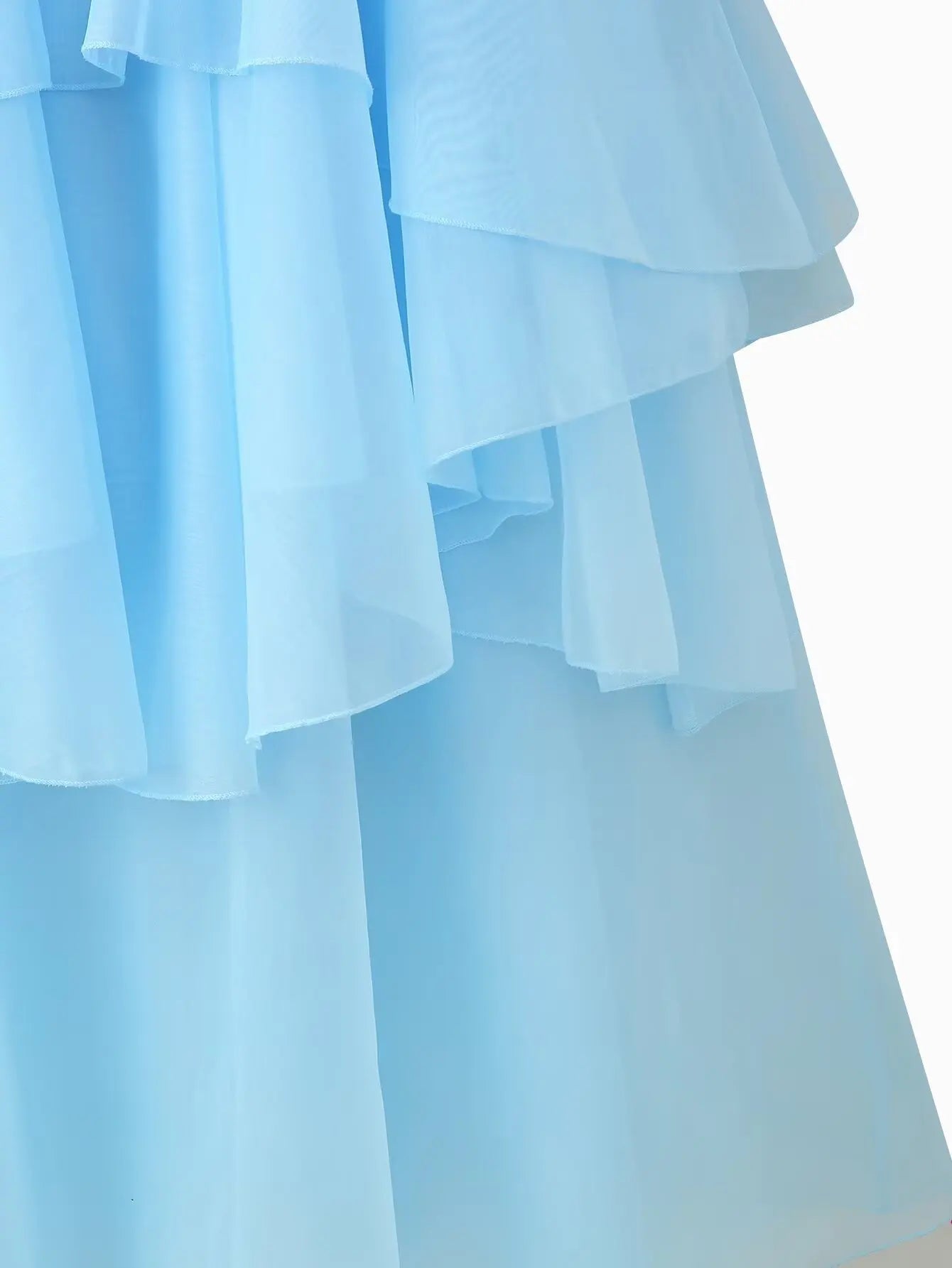 New Women's Clothing European and American Style Fashion Simple Casual Three-Dimensional Flower Layered Decorative Dress