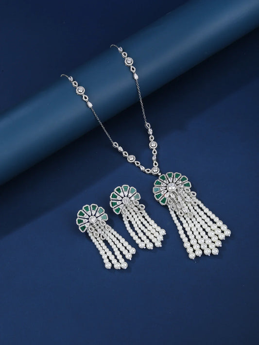 Luxury zircon jewelry full set
