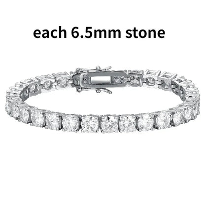 Real Moissanite Tennis Bracelet