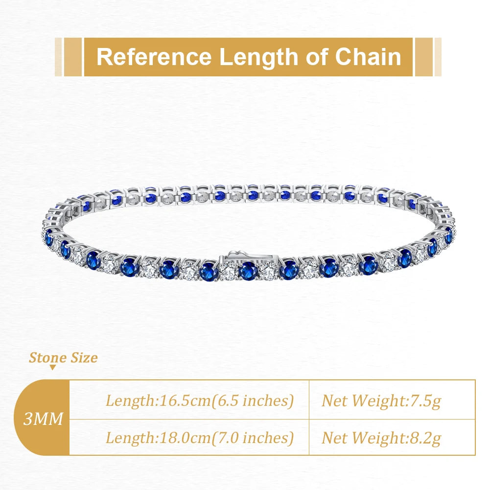 Sterling Silver Tennis Bracelet