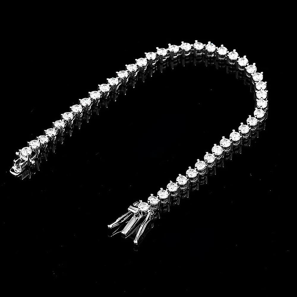 Full Moissanite Tennis Bracelet