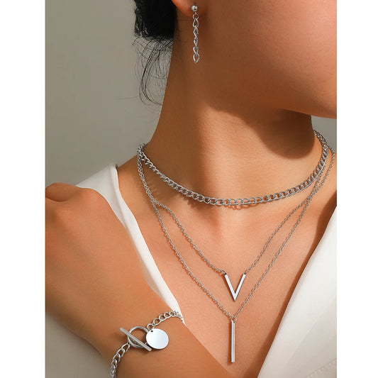 Stainless Steel Jewelry Set Fashion