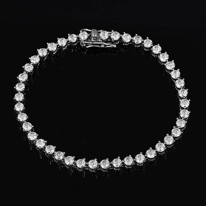 Full Moissanite Tennis Bracelet