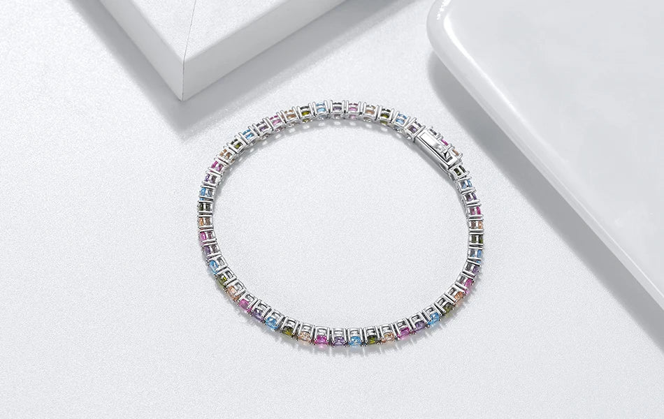 Sterling Silver Tennis Bracelet