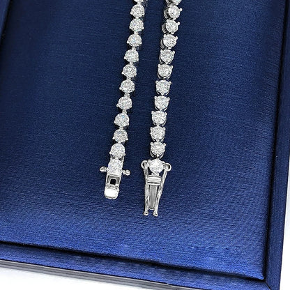 Full Moissanite Tennis Bracelet