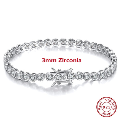 Sterling Silver Tennis Bracelet