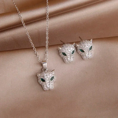Luxury Leopard Jewelry Set