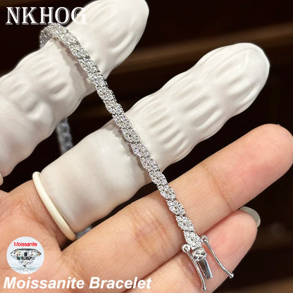 Top 1 GRA Certified Moissanite Bracelet – Full Sparkle