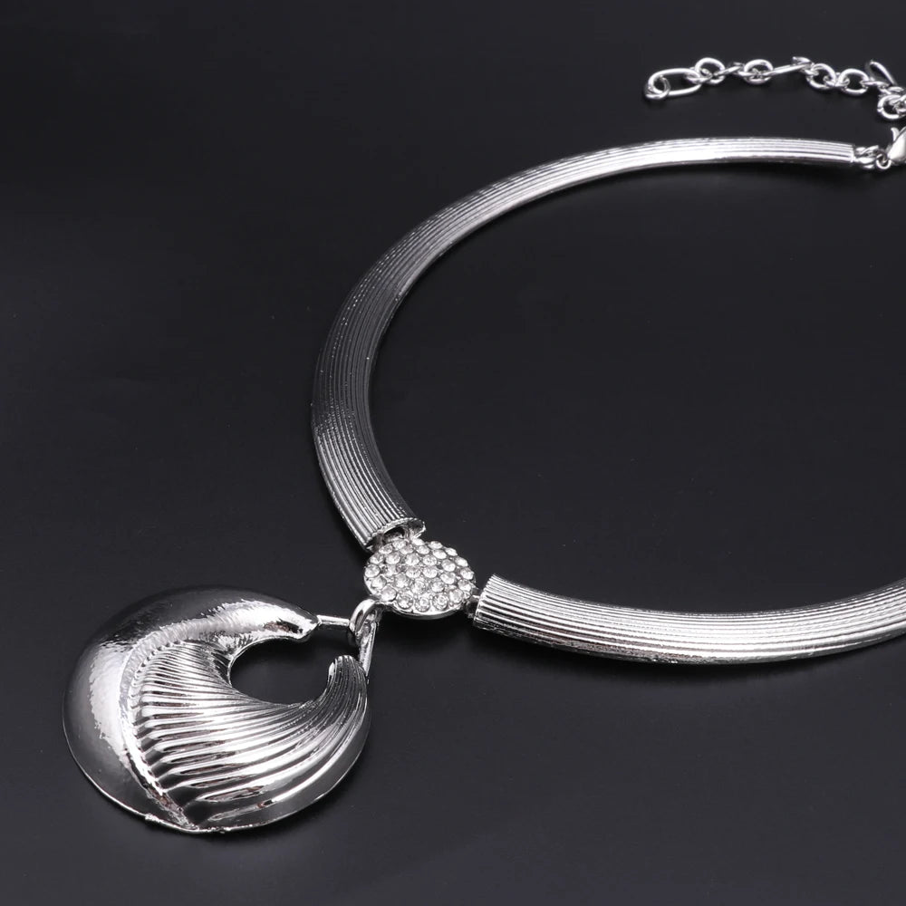Jewelry Set For Women Silver Plated Luxury Set