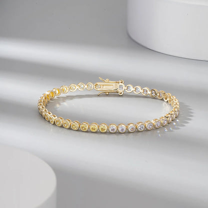 Sterling Silver Tennis Bracelet