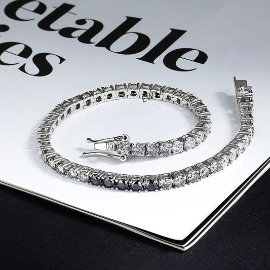 Gradient Moissanite Tennis Bracelet