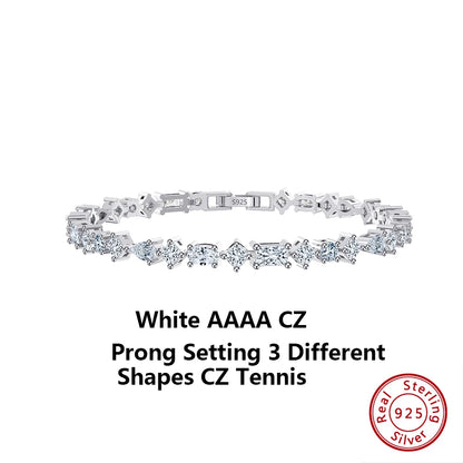 Sterling Silver Tennis Bracelet