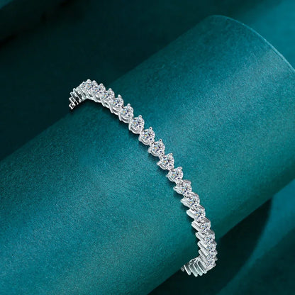 Full Moissanite Tennis Bracelet