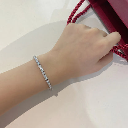 Sterling Silver Tennis Bracelet