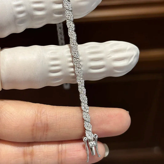 Top 1 GRA Certified Moissanite Bracelet – Full Sparkle
