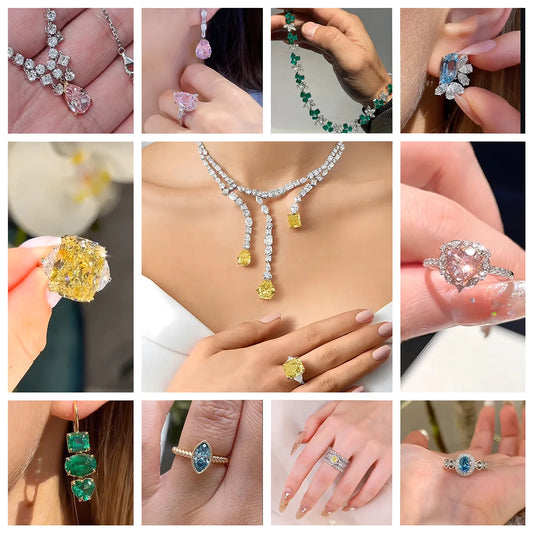 Custom Diamond/Gemstone Necklaces and Earrings
