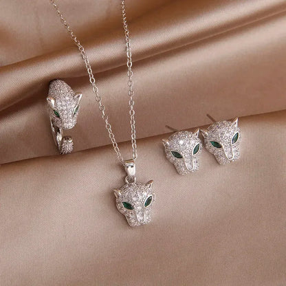 Luxury Leopard Jewelry Set