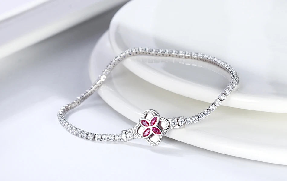Sterling Silver Tennis Bracelet