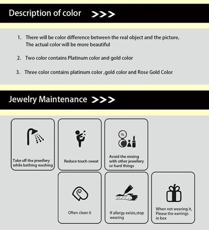 Luxury zircon jewelry full set