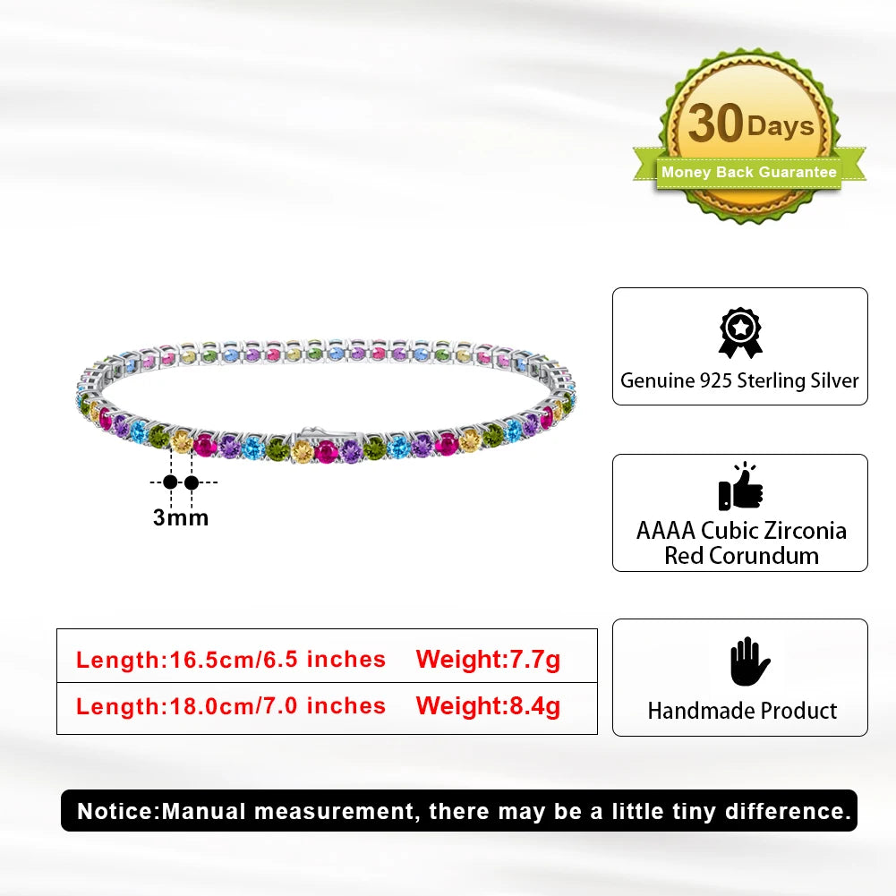 Sterling Silver Tennis Bracelet