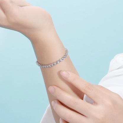Sterling Silver Tennis Bracelet