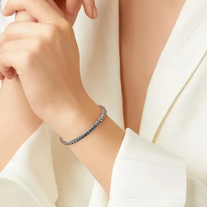 Gradient Moissanite Tennis Bracelet