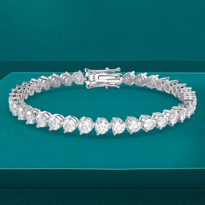 Full Moissanite Tennis Bracelet