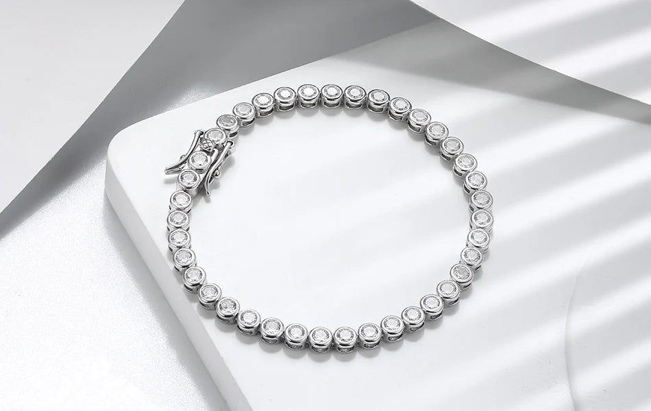 Sterling Silver Tennis Bracelet